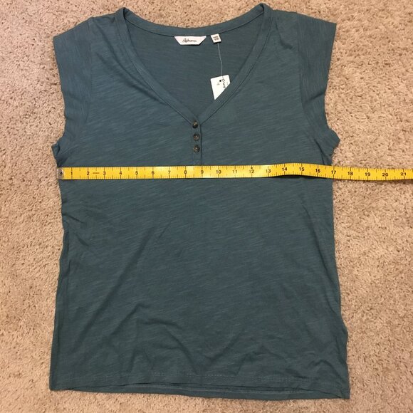 NWT Cadet Blue Polo Muscle Sleeve Cotton Tee - Picture 10 of 13